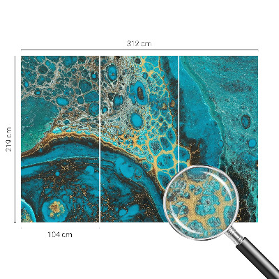 Papel mural con patrón decorativo Estructura abstracta