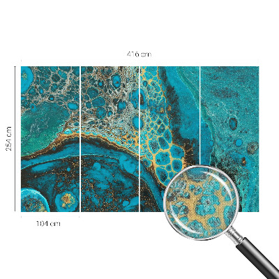 Papel mural con patrón decorativo Estructura abstracta