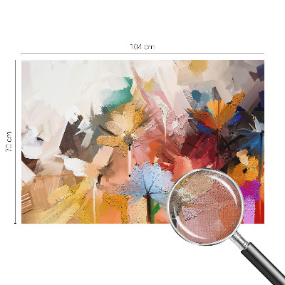 Papel mural texturado decorativo Abstracto floral