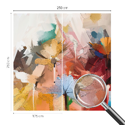 Papel mural texturado decorativo Abstracto floral