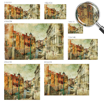 Fotomural decorativo para cabecero de cama con impresión urbana