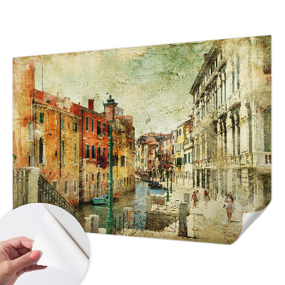 Fotomural decorativo para cabecero de cama con impresión urbana