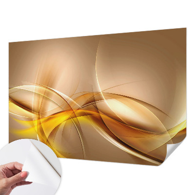 Papel mural con patrón decorativo Líneas suaves