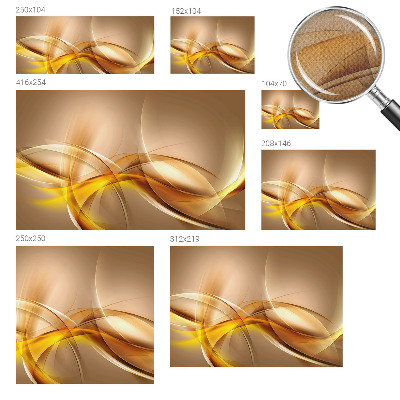 Papel mural con patrón decorativo Líneas suaves