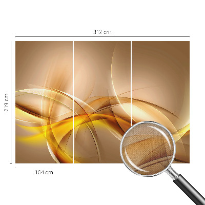 Papel mural con patrón decorativo Líneas suaves