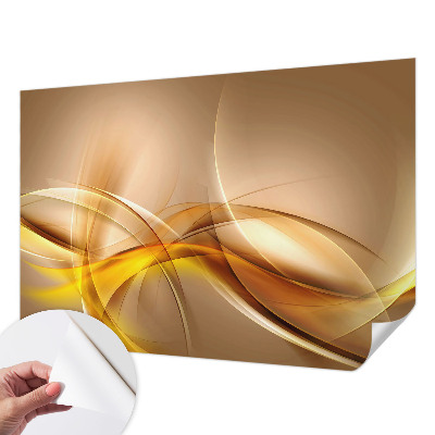 Papel mural con patrón decorativo Líneas suaves