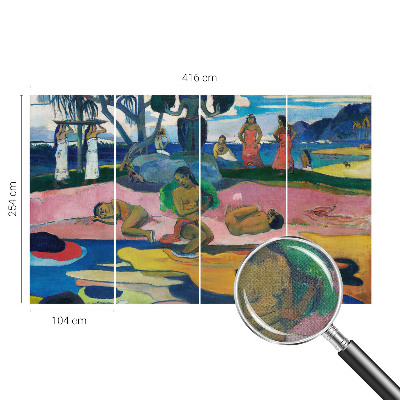 Papel mural texturado decorativo Escapada tropical