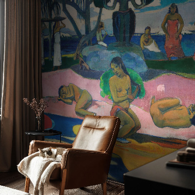 Papel mural texturado decorativo Escapada tropical