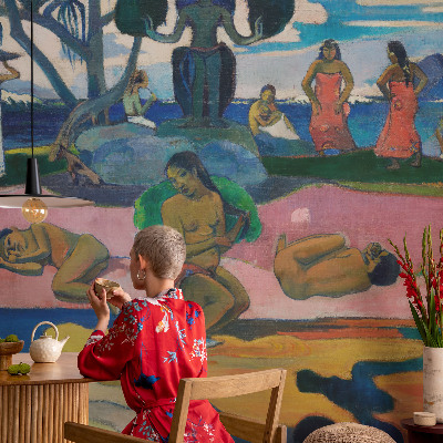 Papel mural texturado decorativo Escapada tropical