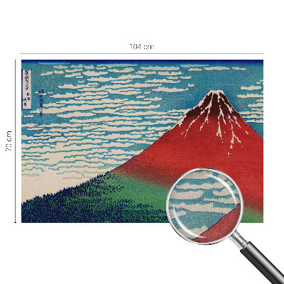 Fotomural decorativo para cabecero de cama Montaña Roja