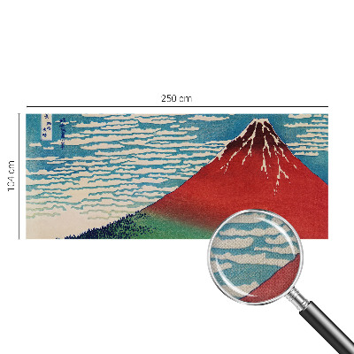 Fotomural decorativo para cabecero de cama Montaña Roja