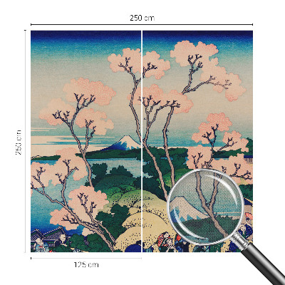 Mural de pared con estampado hermoso Flores de cerezo