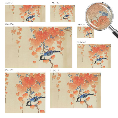 Papel mural con patrón decorativo Armonía del Vino