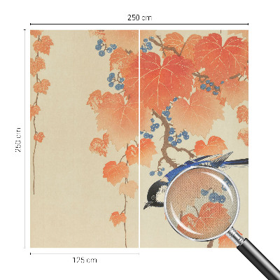 Papel mural con patrón decorativo Armonía del Vino