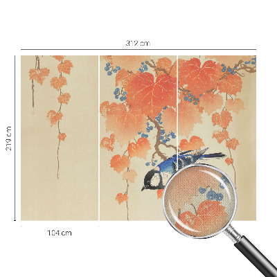 Papel mural con patrón decorativo Armonía del Vino