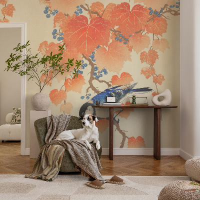 Papel mural con patrón decorativo Armonía del Vino