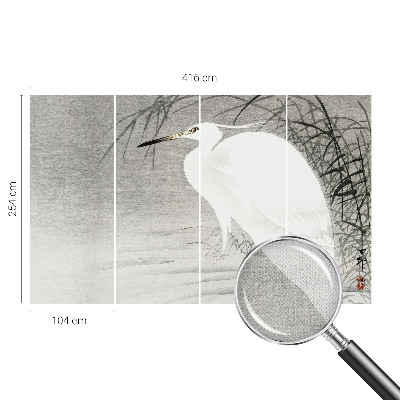 Fotomural decorativo para cabecero de cama con un paisaje acuático para decorar la pared detrás de la cama