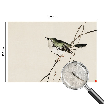 Mural de pared con estampado hermoso Ave armoniosa