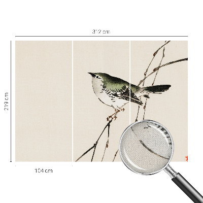 Mural de pared con estampado hermoso Ave armoniosa