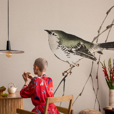 Mural de pared con estampado hermoso Ave armoniosa