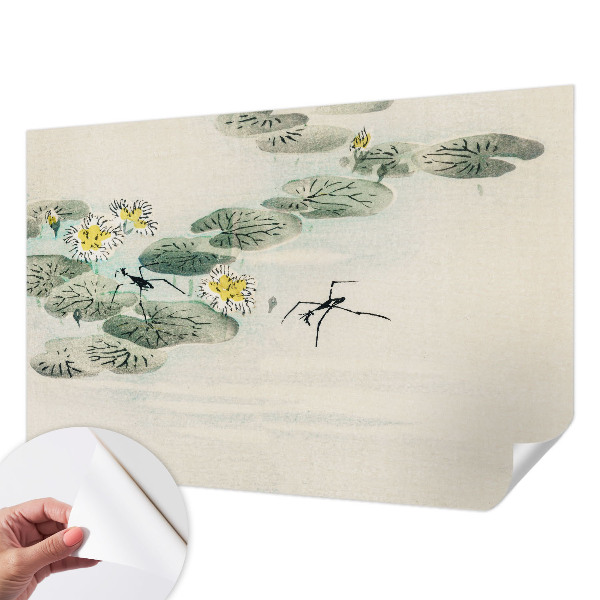 Papel mural con patrón decorativo Aguas tranquilas