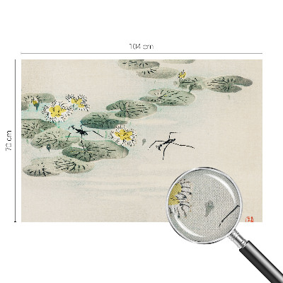 Papel mural con patrón decorativo Aguas tranquilas