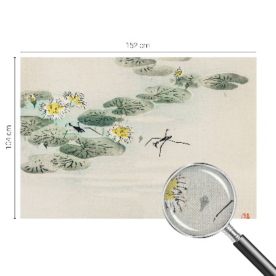 Papel mural con patrón decorativo Aguas tranquilas