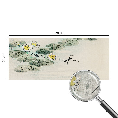 Papel mural con patrón decorativo Aguas tranquilas