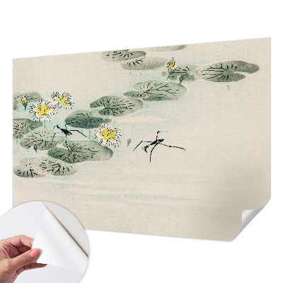 Papel mural con patrón decorativo Aguas tranquilas