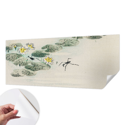 Papel mural con patrón decorativo Aguas tranquilas