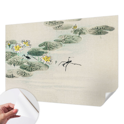 Papel mural con patrón decorativo Aguas tranquilas