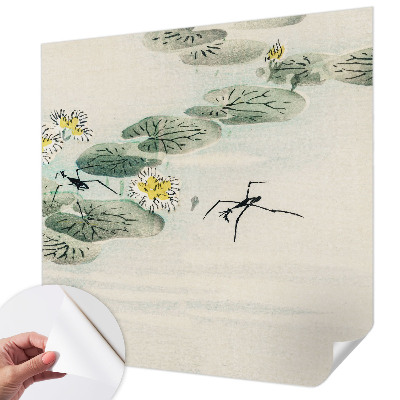 Papel mural con patrón decorativo Aguas tranquilas