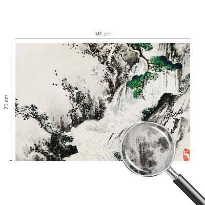 Mural de pared con estampado hermoso Cascada natural