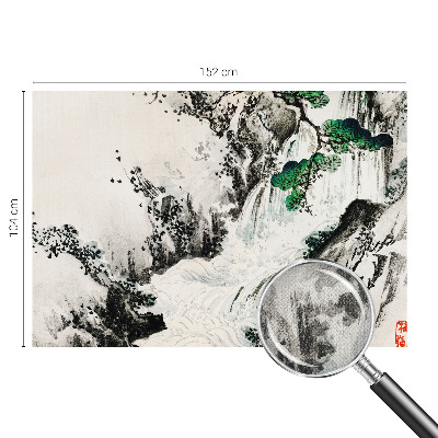 Mural de pared con estampado hermoso Cascada natural