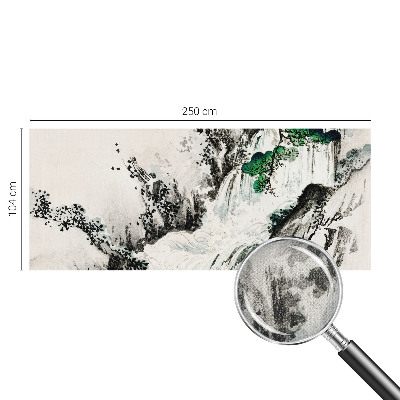 Mural de pared con estampado hermoso Cascada natural