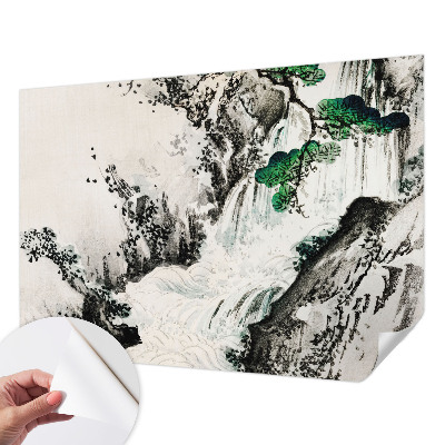 Mural de pared con estampado hermoso Cascada natural