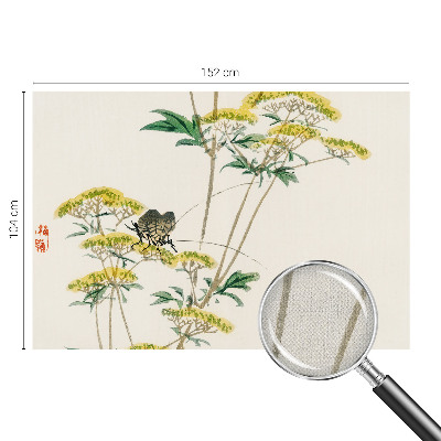 Fotomural decorativo para cabecero de cama Flores naturaleza