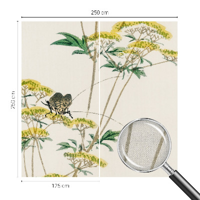Fotomural decorativo para cabecero de cama Flores naturaleza