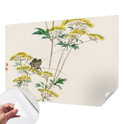 Fotomural decorativo para cabecero de cama Flores naturaleza