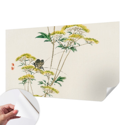 Fotomural decorativo para cabecero de cama Flores naturaleza