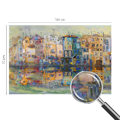 Papel mural texturado decorativo Ciudad mágica