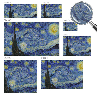 Papel mural con patrón decorativo con diseño «Vórtice nocturno»