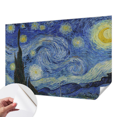 Papel mural con patrón decorativo con diseño «Vórtice nocturno»