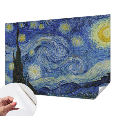 Papel mural con patrón decorativo con diseño «Vórtice nocturno»