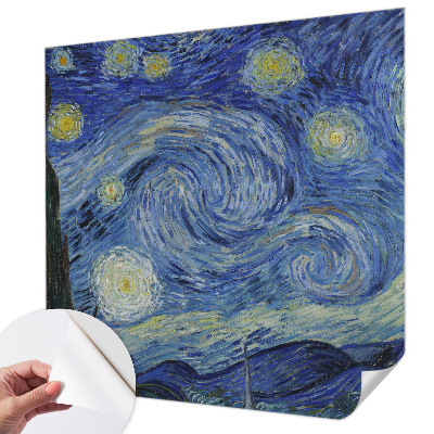 Papel mural con patrón decorativo con diseño «Vórtice nocturno»