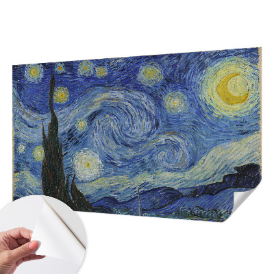 Papel mural con patrón decorativo con diseño «Vórtice nocturno»