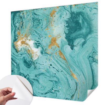 Mural de pared con estampado hermoso olas del mar