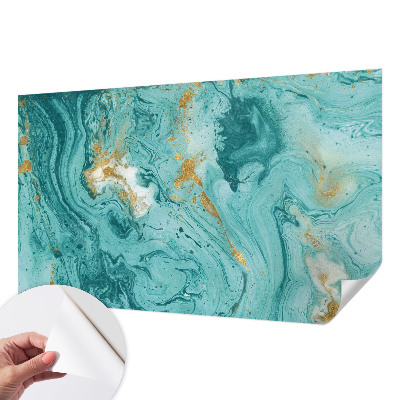 Mural de pared con estampado hermoso con diseño de olas del mar