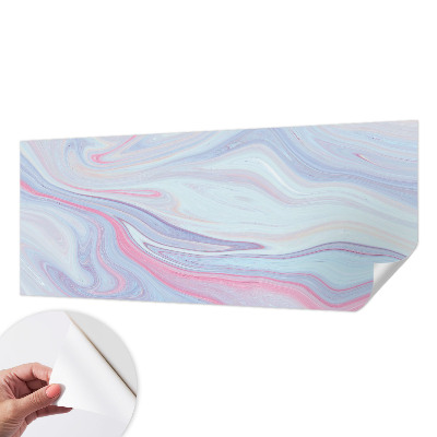 Papel mural texturado decorativo con motivo de remolino en tonos pastel