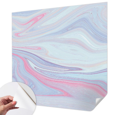 Papel mural texturado decorativo remolino pastel